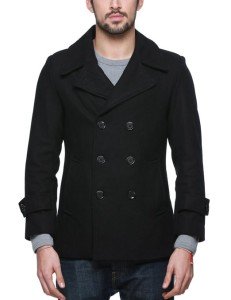 match mens pea coat