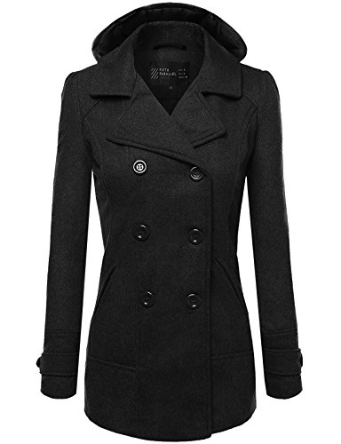 FPT Womens Classic Double Breasted Peacoat