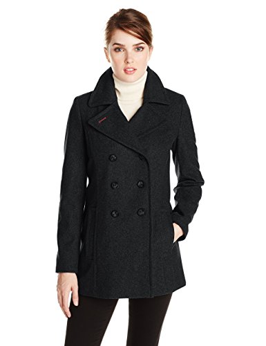 Tommy Hilfiger Women's Double-Breasted Classic Peacoat