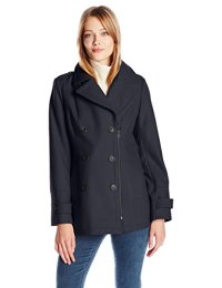 Lucky Brand Women's Zip Peacoat