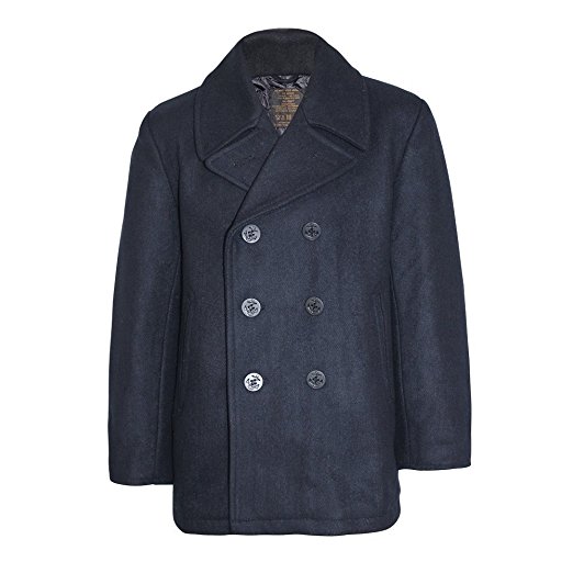 Dark Blue US Navy Pea Coat