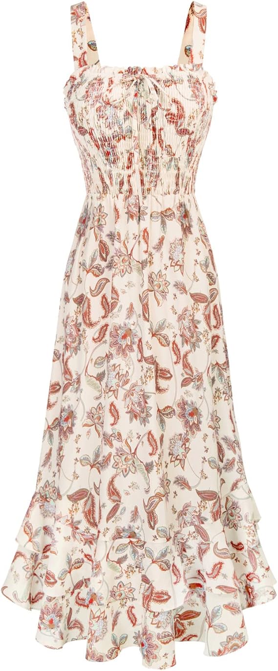 GRACE KARIN Womens 2025 Summer Floral Boho Dress